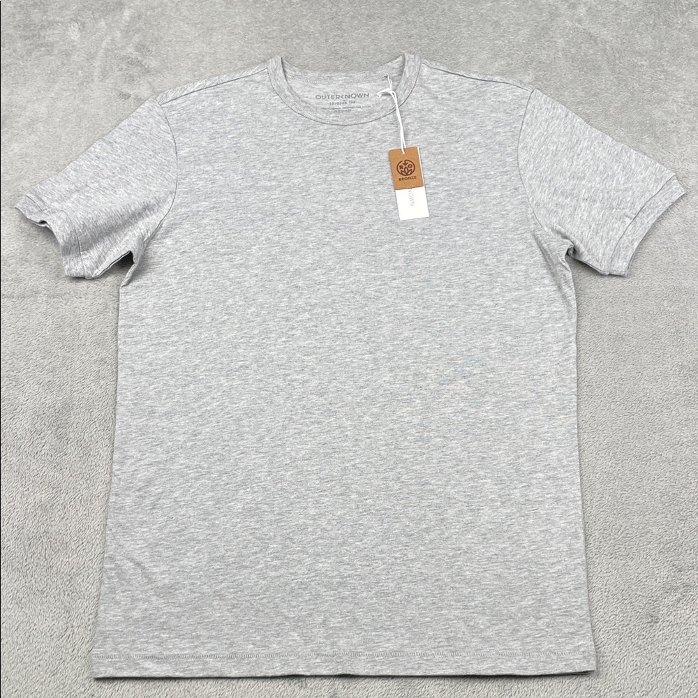 NEW Outerknown XS Men's/ S/M Women's 100% Organic Cotton Heather Gray T-Shirt